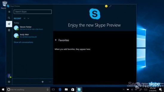 skype版本升级，支持黑暗主题和多账号